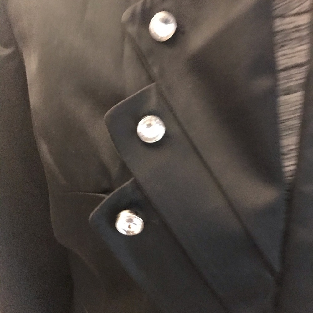 Womens Black Couture Blazer - large